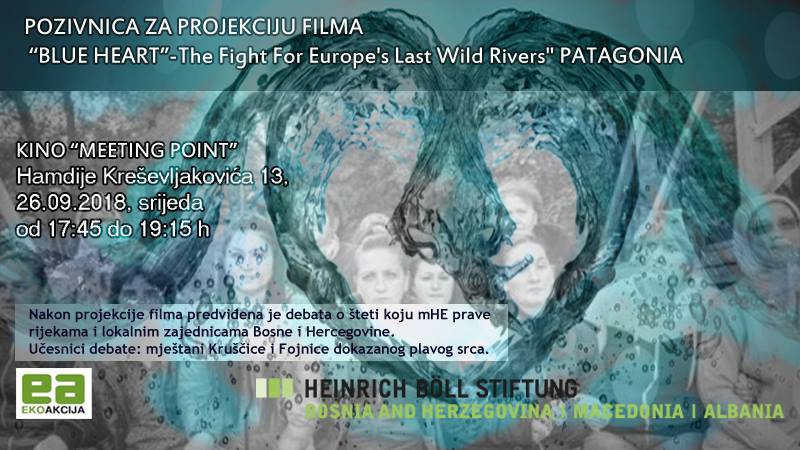 Projekcija filma “Plavo srce” o uništavanju i odbrani naših rijeka