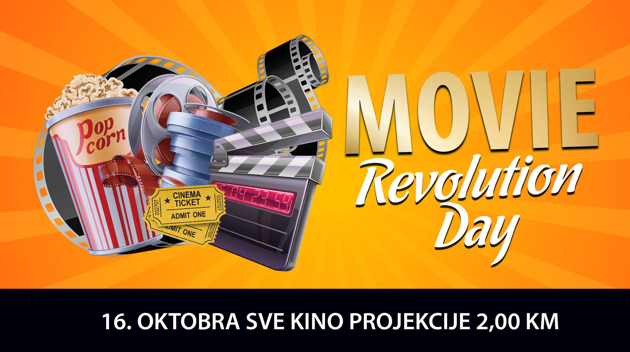  Cinema City slavi 9. rođendan: 16. oktobra Movie Revolution Day