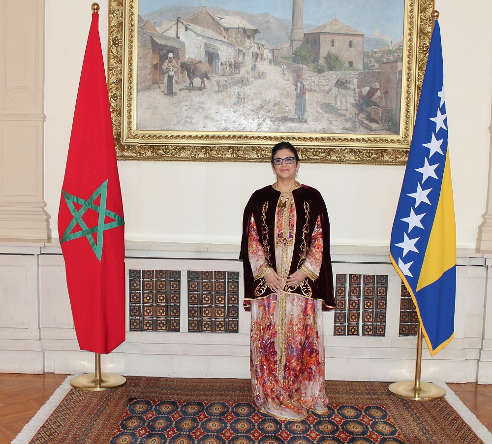  Her excellency, Nour El Houda Marrakchi, the Ambassador of the Kingdom of Morocco: I am impressed with the Bosnians and Herzegovinians