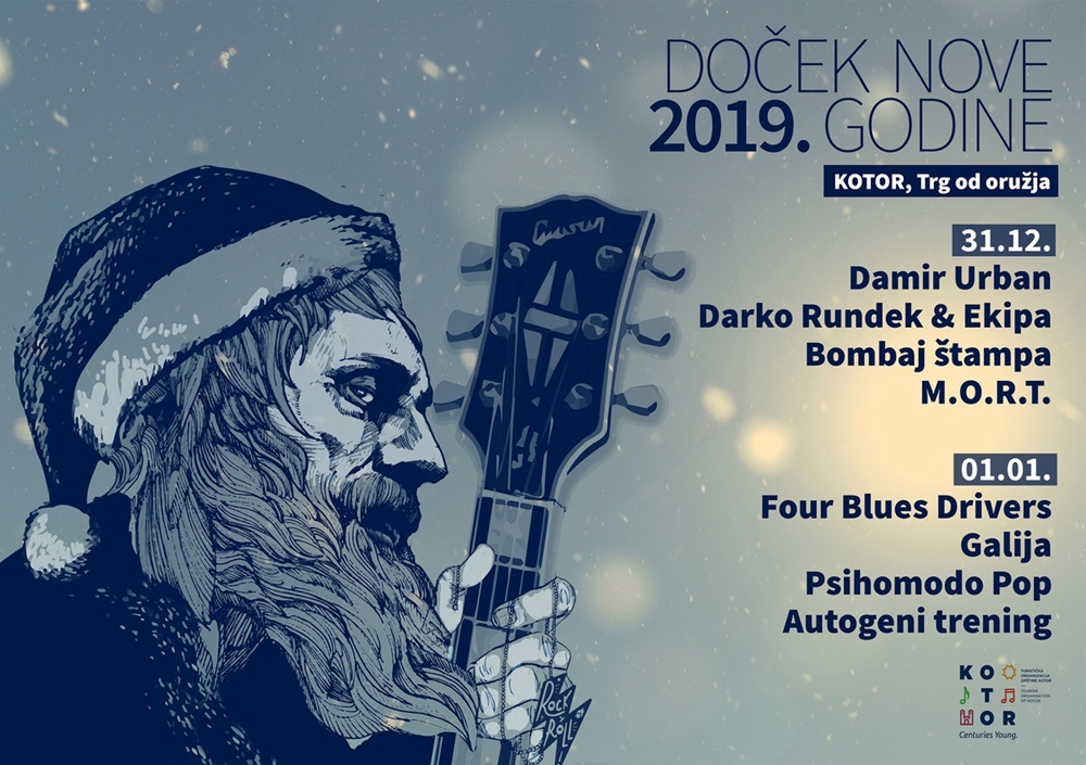  UNESCO City With No Turbo Folk Music: Kotor Celebrates the Arrival of 2019 with Big Rock Concerts