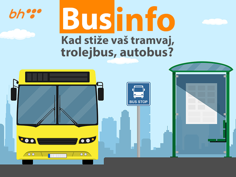  Putem aplikacije Bus info provjerite kada stiže vaš tramvaj, trolejbus ili autobus