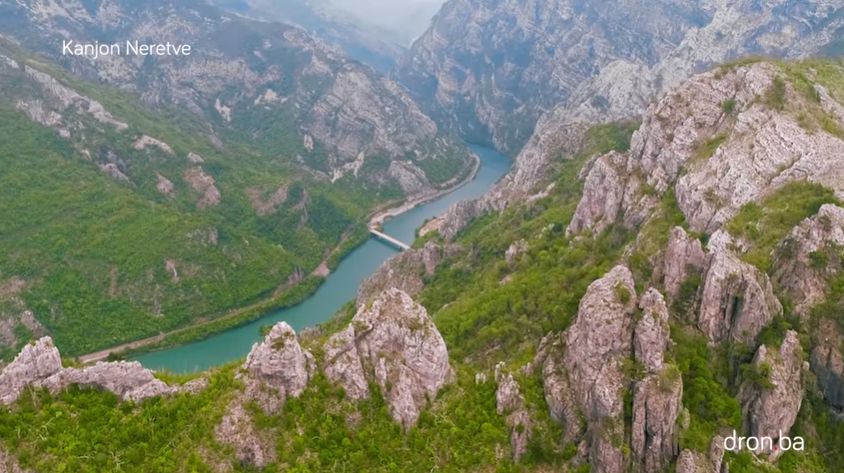  Kanjon rijeke Neretve od Jablanice do Grabovice kako ga vide ptice
