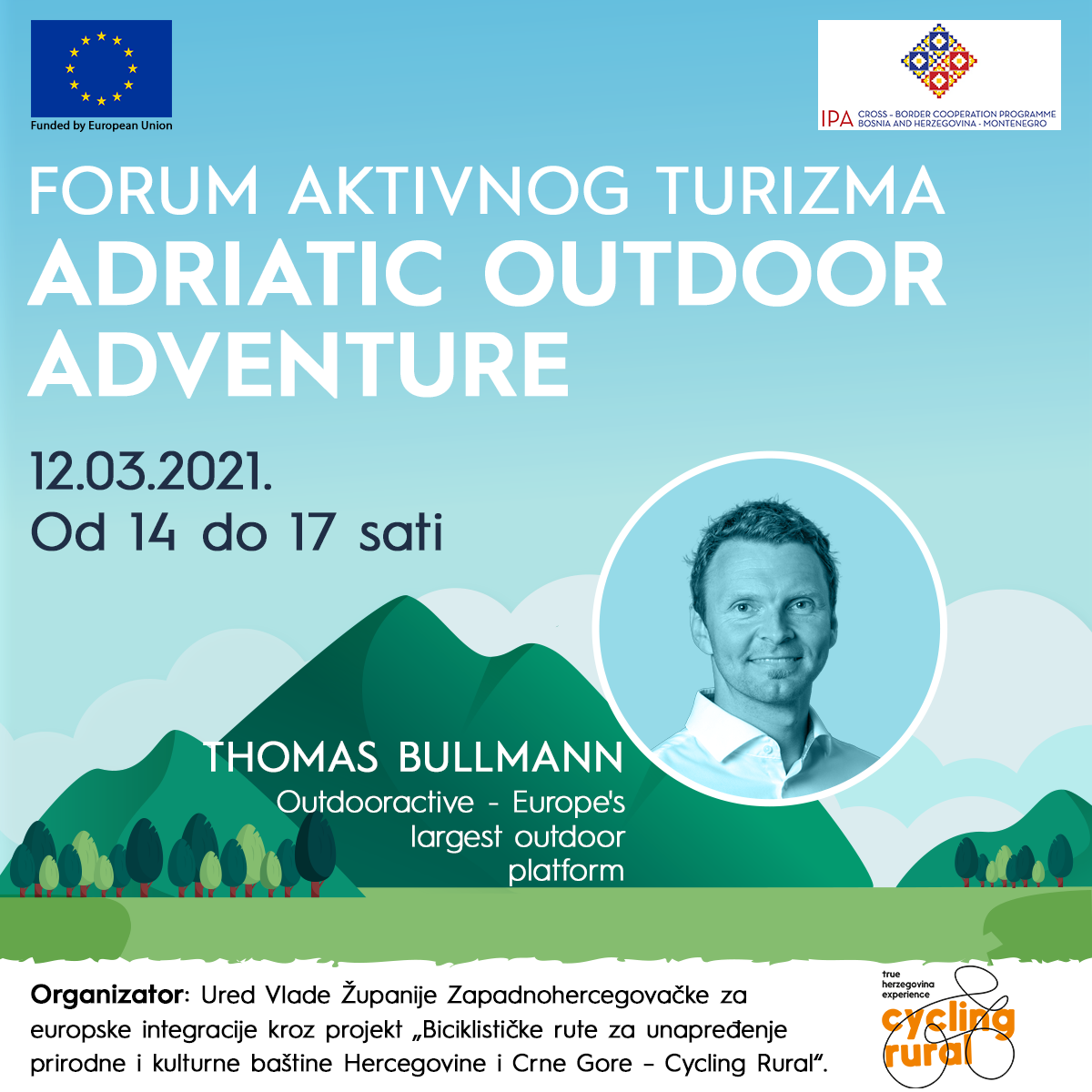 Najveća evropska outdoor platforme na Adriatic Outdoor Adventure forumu