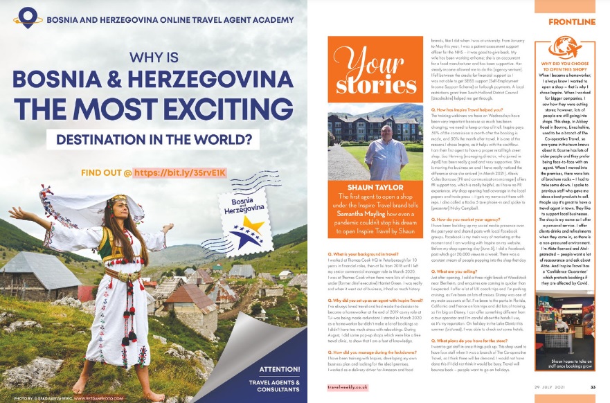  Travel Weekly: Zašto je Bosna i Hercegovina najuzbudljivija destinacija na svijetu?