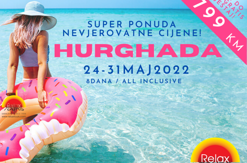 POTAMNITE PRIJE SVIH NA PLAŽAMA HURGHADE direktnim letom iz Sarajeva na plaži Crvenog mora!