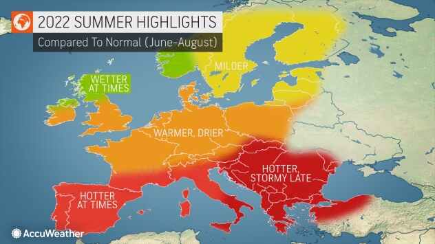  Accuweather objavio veliku vremensku prognozu za ljeto