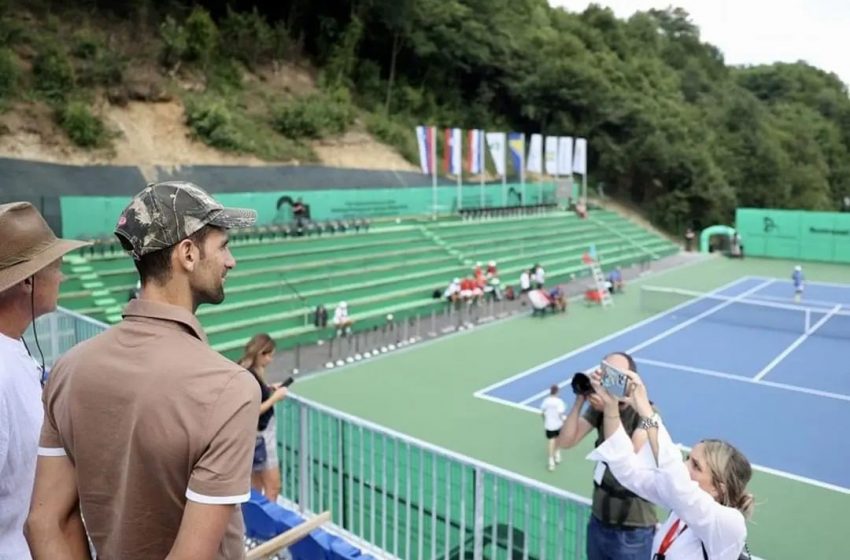  Novak Đoković otvorio teniske terene u Visokom